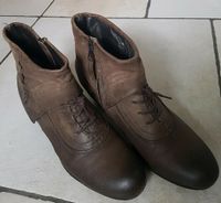 Wie neu Airstep 42 Stiefeletten Taupe Used Look Leder 5cm Niedersachsen - Bovenden Vorschau