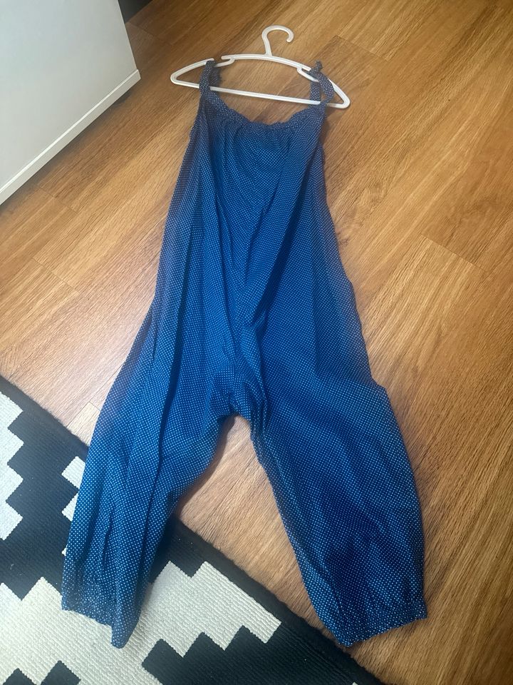 Schöner Mädchen Jumpsuit Hosenanzug Blau Weiß H&M 86 in Frankfurt am Main