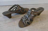 Tamaris Sommer Sandalen Riemchen braun Schmucksteine Gr. 39 Nordrhein-Westfalen - Hagen Vorschau