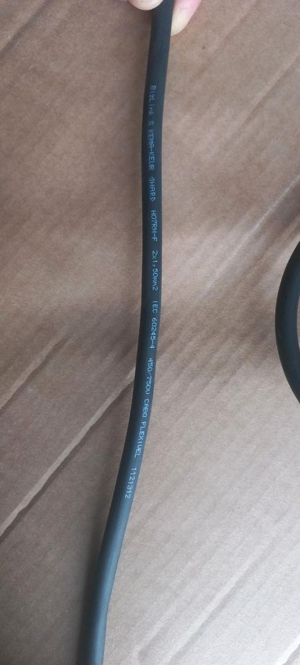 Winkelschleifer Kabel 2 x 1,5 mm2 4m Verlängerungskabel Leitung in Amstetten