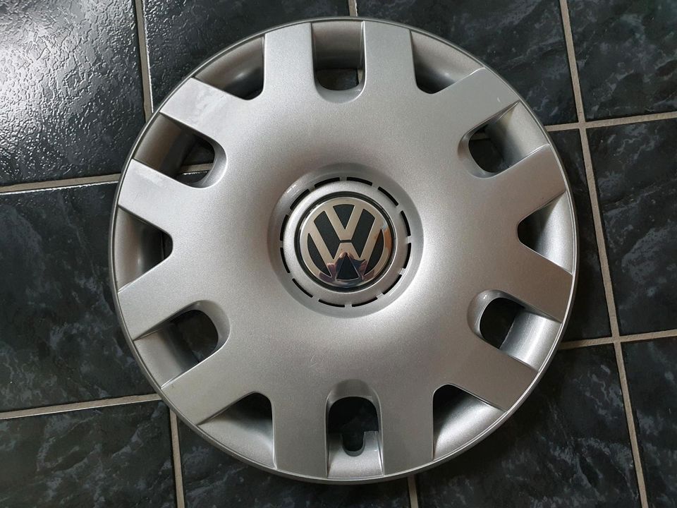 1 VW Polo 6R 6Q Radkappe 15 Zoll Neu 6Q0601147N Original in Versmold
