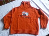 Rollkragenpullover in orange/braun Nordfriesland - Husum Vorschau