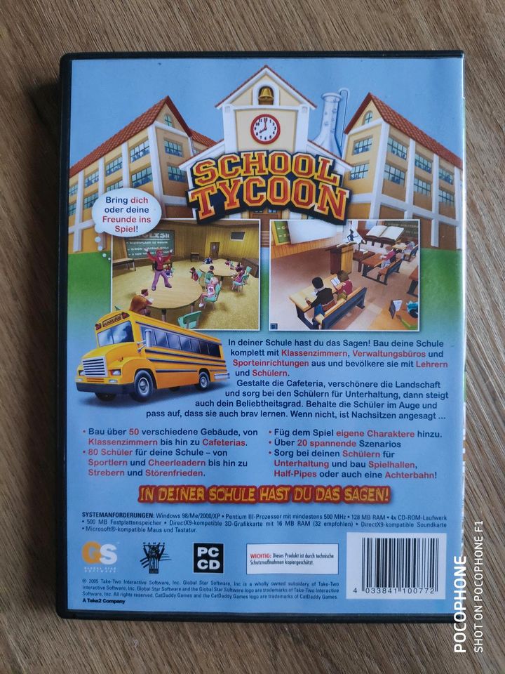 School Tycoon PC Spiel Computerspiel CD-ROM in Rosenheim