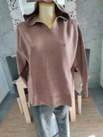 Hoodie Kapuzenpullover Gina Cognac braun Strick 38 oversized Rheinland-Pfalz - Bad Kreuznach Vorschau