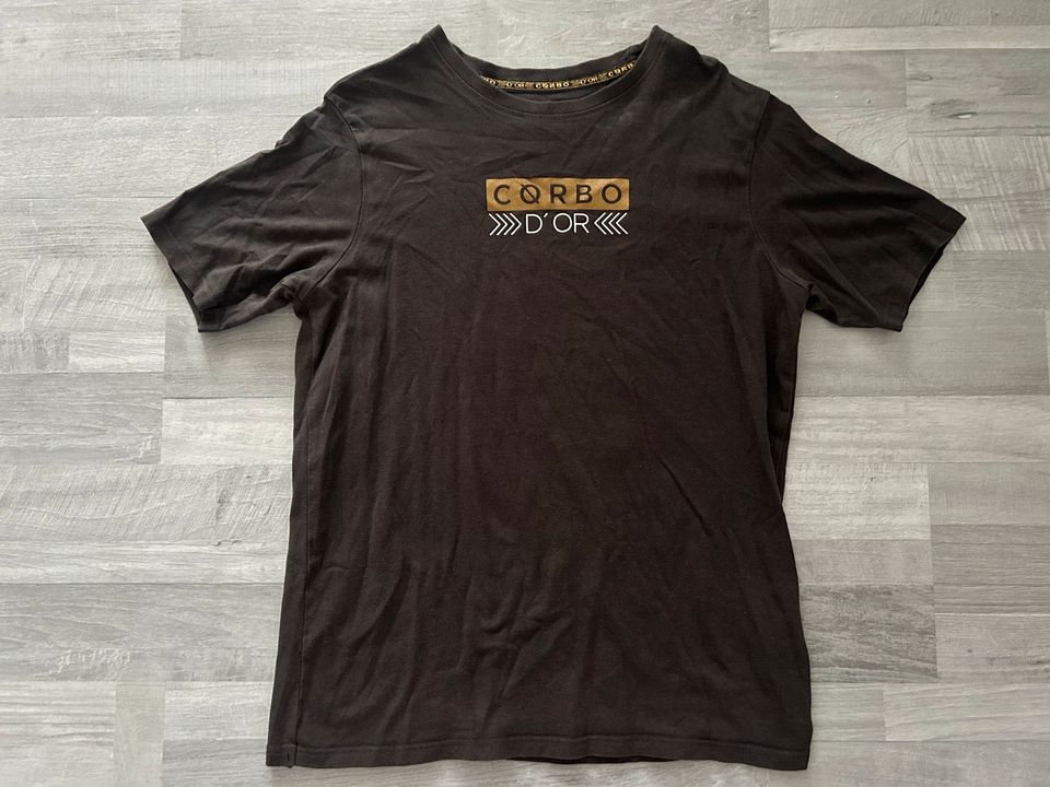 CORBO CØRBO DOR RAF Camora T-Shirt gold/grau Größe M in Solingen