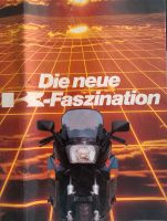 Originalprospekt der Kawasaki-Motorräder von 1986. Baden-Württemberg - Rauenberg Vorschau