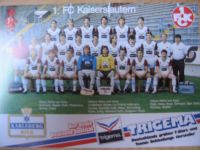Alte Teamkarte/Bild Mannschaft 1. FC Kaiserslautern 80er FCK Nordrhein-Westfalen - Niederzier Vorschau