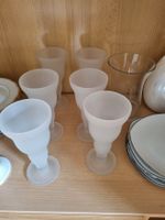 6 Eisbecher aus Glas / Milchglas Optik Kr. München - Neubiberg Vorschau