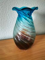 Blau/Rot ineinandergelaufen Vase, Blumenvase Hessen - Usingen Vorschau