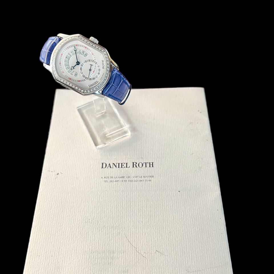 Daniel Roth Premier Retrograde Stahl Diamanten Ref. 807.L10 in Ebersberg