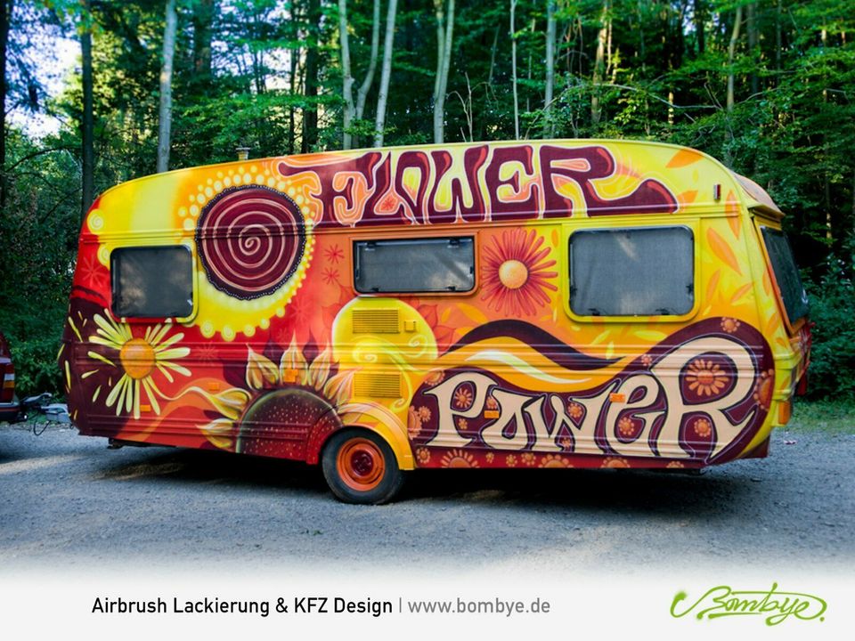 Airbrush & KFZ Lackierung Lackierer Caravan Womo VW Bus Graffiti in Nümbrecht