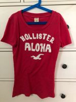 Hollister T-Shirt Pink Schrift glitzert Saarland - Riegelsberg Vorschau