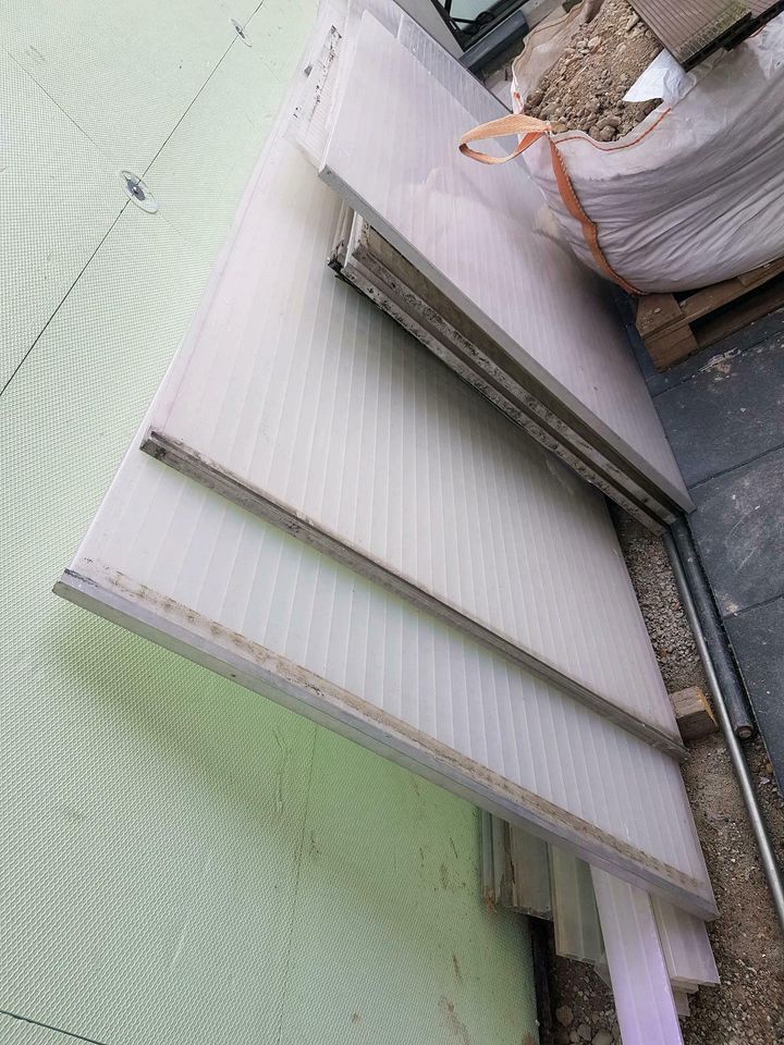 Stegplatten,Dachplatten,Abdeckung,Kunststoff, für Gartenhaus in