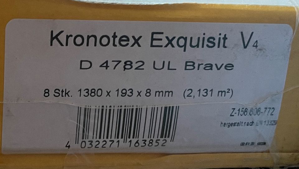 Kronotex Exquisit UL Brave Laminat D4782 12,78 qm in Gierstädt