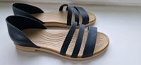 Crocs Comfort Tulum Open Flat Sandalen schwarz Brandenburg - Neuhausen/Spree Vorschau