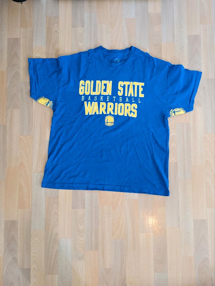 NBA golden state Warriors Fan Shirt blau gelb XXL 2xl in Berlin