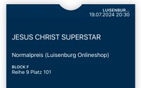 Sitzplatz Karte JESUS CHRIST SUPERSTAR Luisenburg Bayern - Naila Vorschau