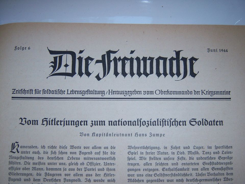 Oberkommando der Kriegsmarine Freiwache Hefte 1944 U Boot in Berlin