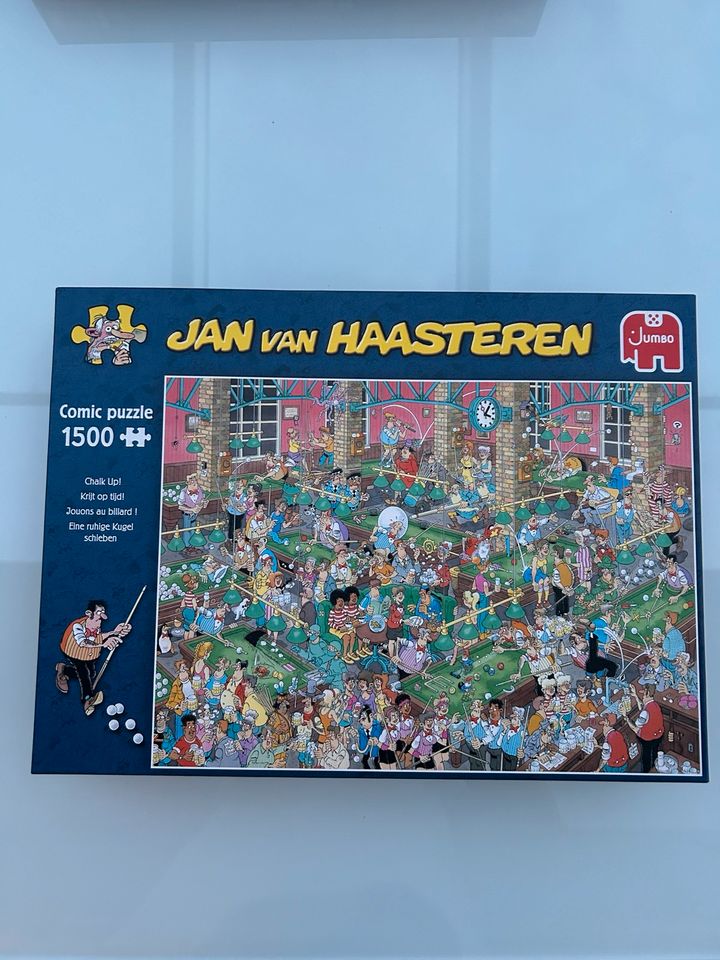 Jan van Haasteren Puzzle 1500 Eine ruhige Kugel schieben in Füssen