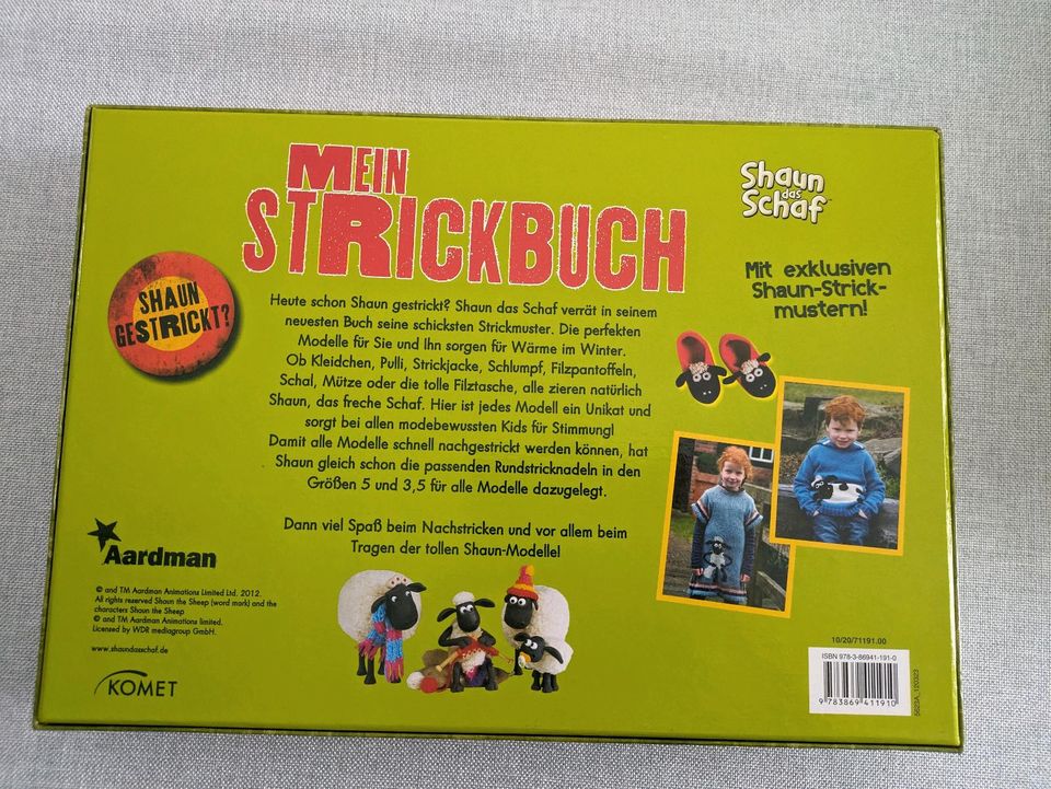 Shaun das Schaf Stricken Häkeln Strickbuch Lernspielzeug in Schönenberg-Kübelberg