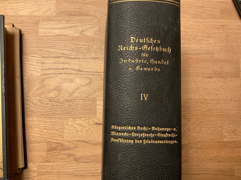 Deutsches Reichs Gesetzbuch für Industrie Handel u.Gewerbe Band 4 in Lichtenberg (Oberfranken)