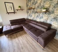 NEUE BILDER: Sofa Couch Novel in Braun (Ottomane links) Rheinland-Pfalz - Birkenfeld Vorschau
