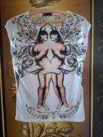 T-Shirt mit Spitzenrücken Gr.36-38 Amisu Bayern - Weiden (Oberpfalz) Vorschau