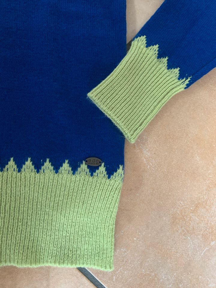 NEU EDC Esprit Damen Pullover Wolle Wollpullover bunt Größe S in Issum