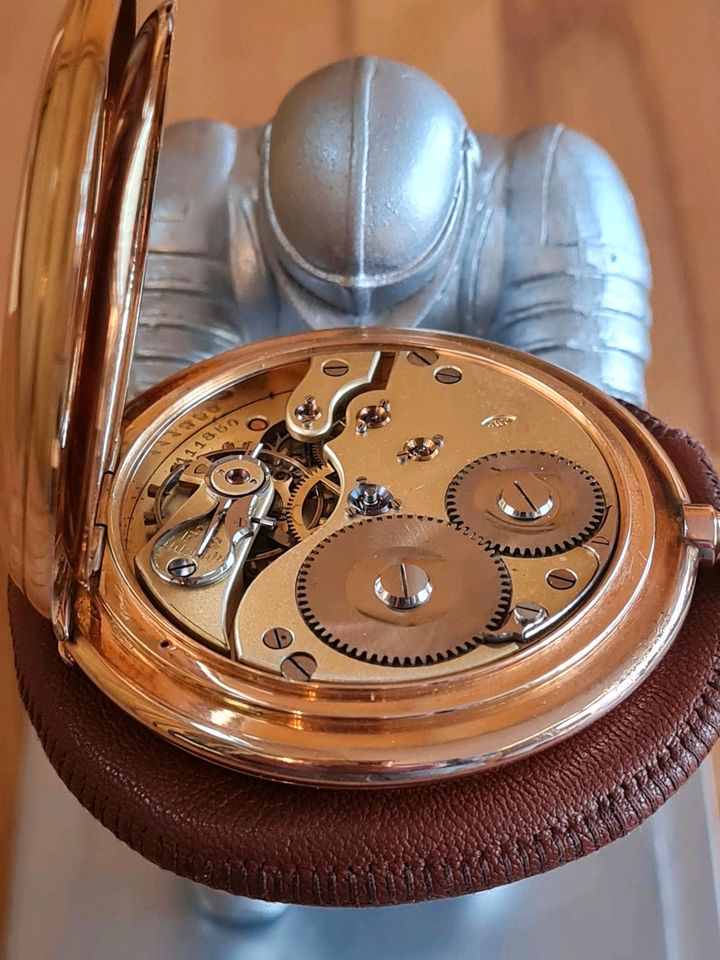 IWC 14 K 585 TASCHENUHR GOLD GOLDUHR ROSEGOLD in Horn-Bad Meinberg