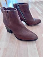 Boots Booties Stiefelletten AS98 Leder braun Gr. 38 ungetragen Brandenburg - Brandenburg an der Havel Vorschau