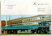 Mercedes - Benz Prospekt Pritschenwagen Sattelschlepper 1963 Niedersachsen - Alfeld (Leine) Vorschau