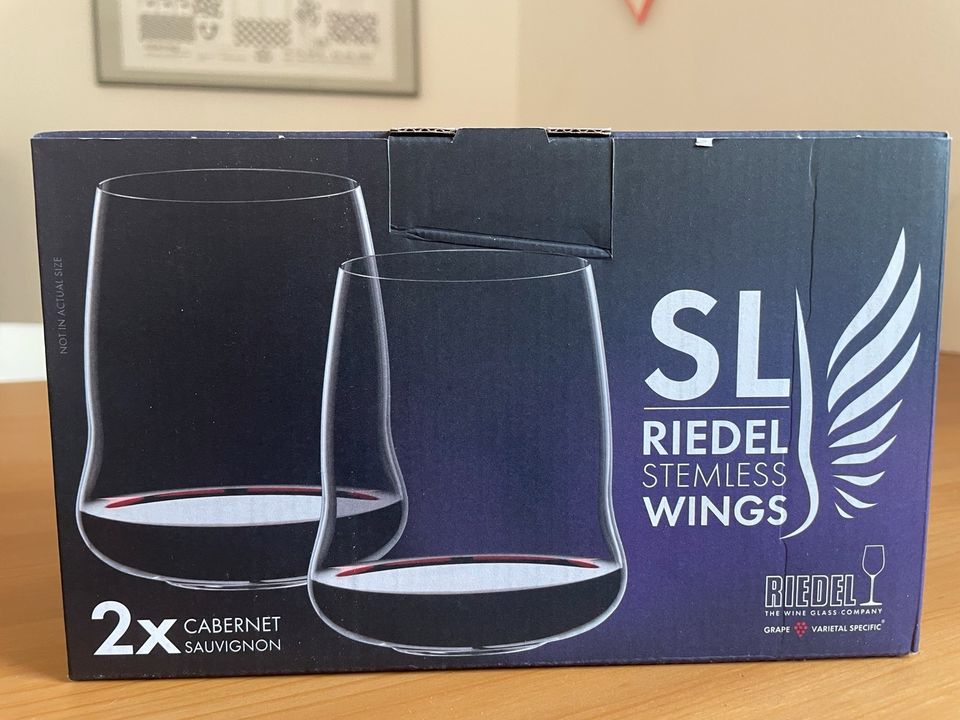 3 Weingläser Riedel (NP 37,50€) in Würzburg