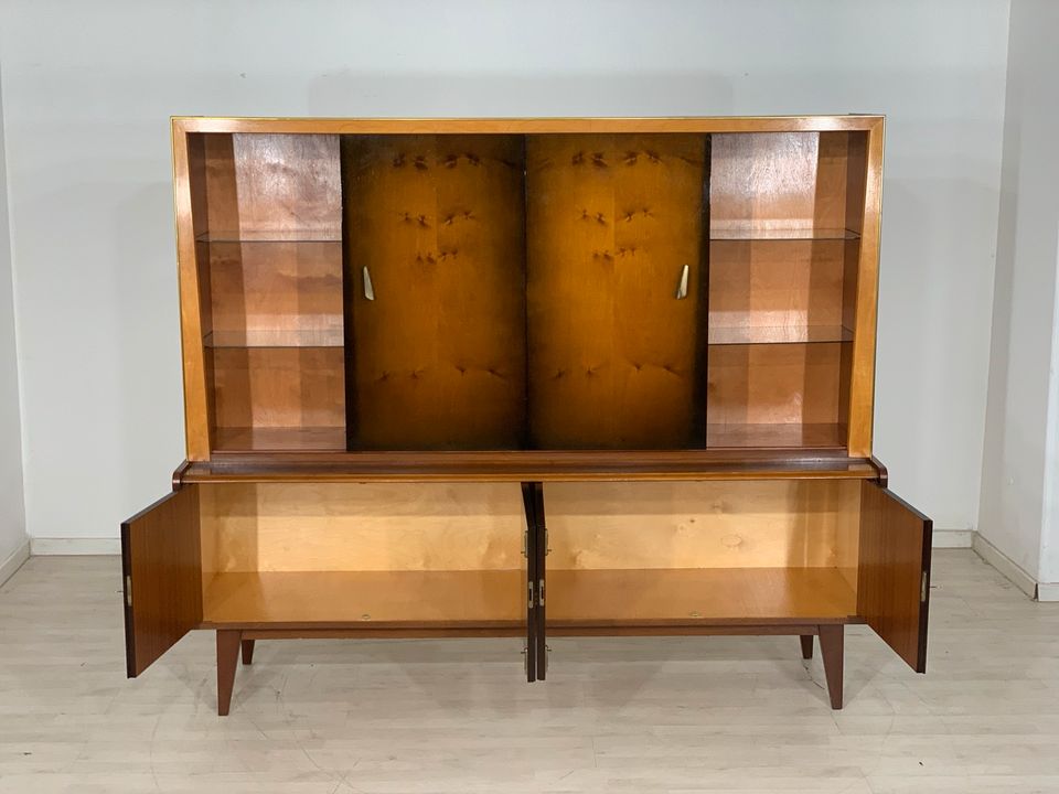 MID CENTURY HIGHBOARD SCHRANK WOHNZIMMERSCHRANK VINTAGE in Berlin