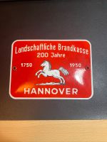 Altes Emailschild "200 Jahre Landschaftliche Brandkasse Hannover" Baden-Württemberg - Ulm Vorschau