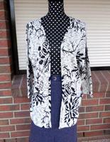 Pieses Strickjacke Cardigan Gr. XS/S? 34/36? schwarz/weiß Überwur Schleswig-Holstein - Flintbek Vorschau