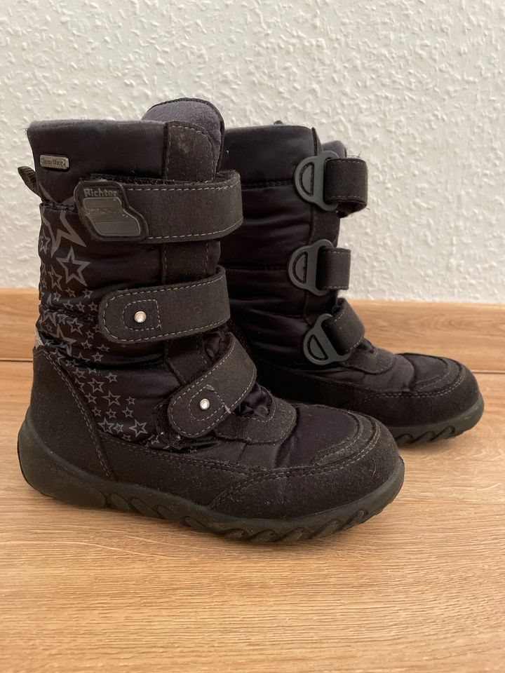 Kinder Winterschuhe Winterstiefel Gr.29 Richter Sympatex schwarz in Höxter