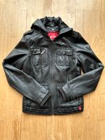 Esprit Leder Jacke Lederjacke Schafsleder schwarz Kapuze Nordrhein-Westfalen - Isselburg Vorschau