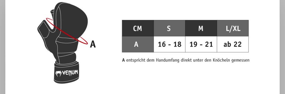 VENUM MMA Sparring Handschuhe, Challenger 3.0, sw-sw, L/XL in Hamburg