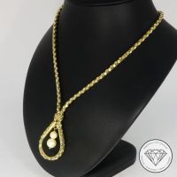 M*200321 Wert 1790,- Collier Kette 585 Gold 14 KT mit Perlen XXYY Essen - Karnap Vorschau