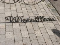 Schriftzug: Schlosserei Metallbau mit Rahmen Bayern - Merching Vorschau