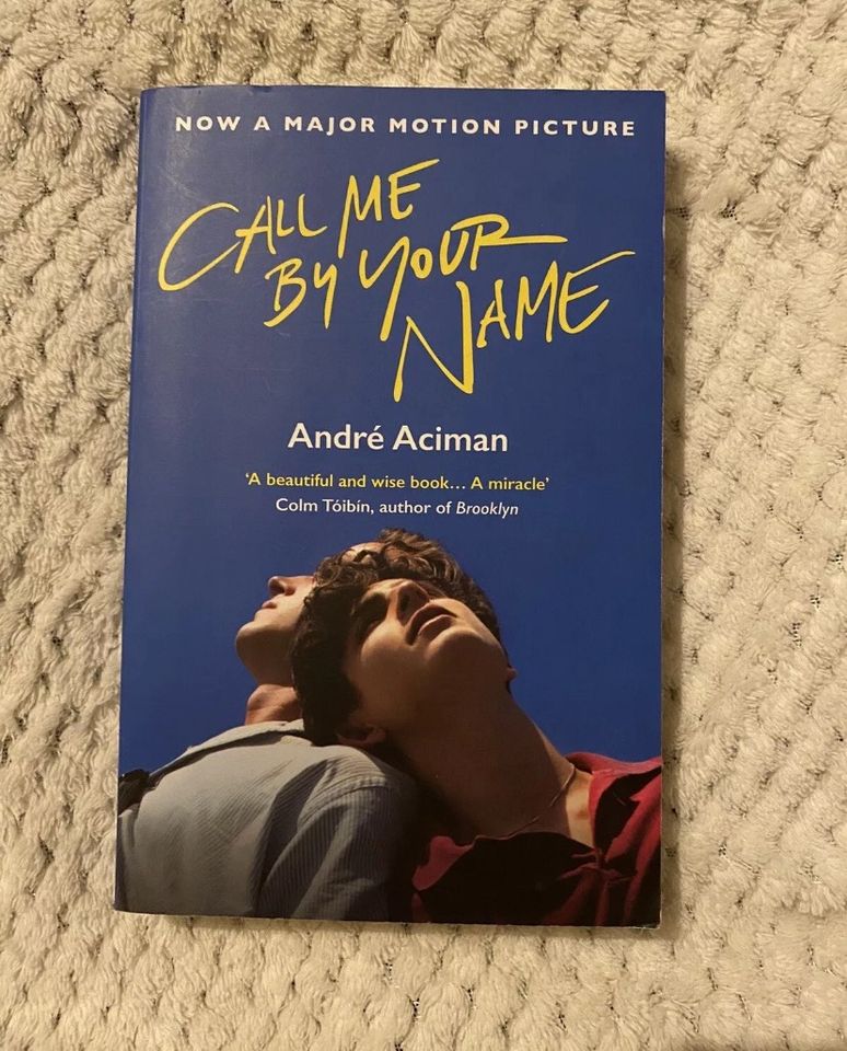 Buch Call Me By Your Name Englische Ausgabe in Rauenberg