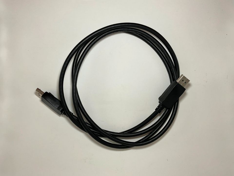 Displayport Kabel 1,8m Schwarz für Monitor oder Fernseher mit DP in Stade