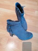 Neuwertige Stiefeletten Gr 38 grau Ancle Boots Niedersachsen - Meine Vorschau