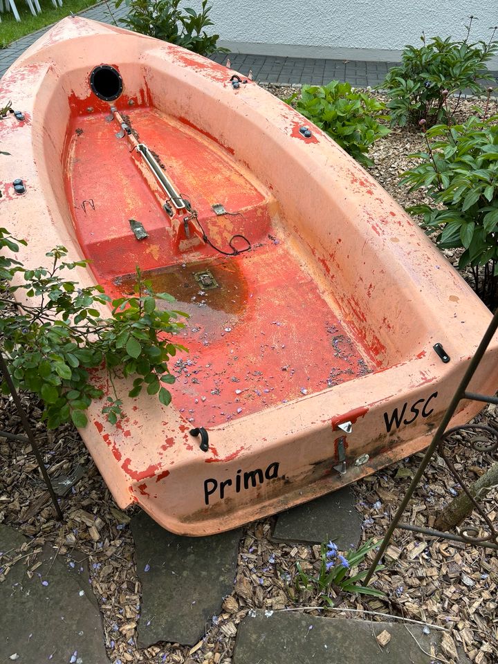 GFK Boot Segelboot Anglerboot Sandkasten Gartendeko in Varel