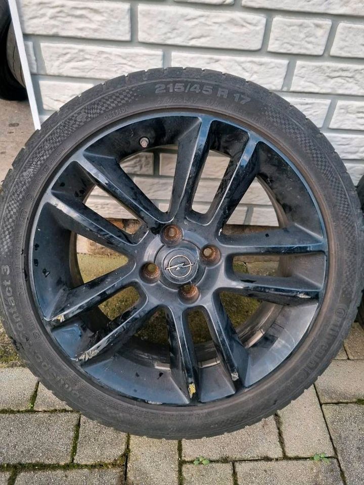 Original Opel Corsa Adam OPC Alufelgen 215/45/17 Sommerreifen in Hattingen