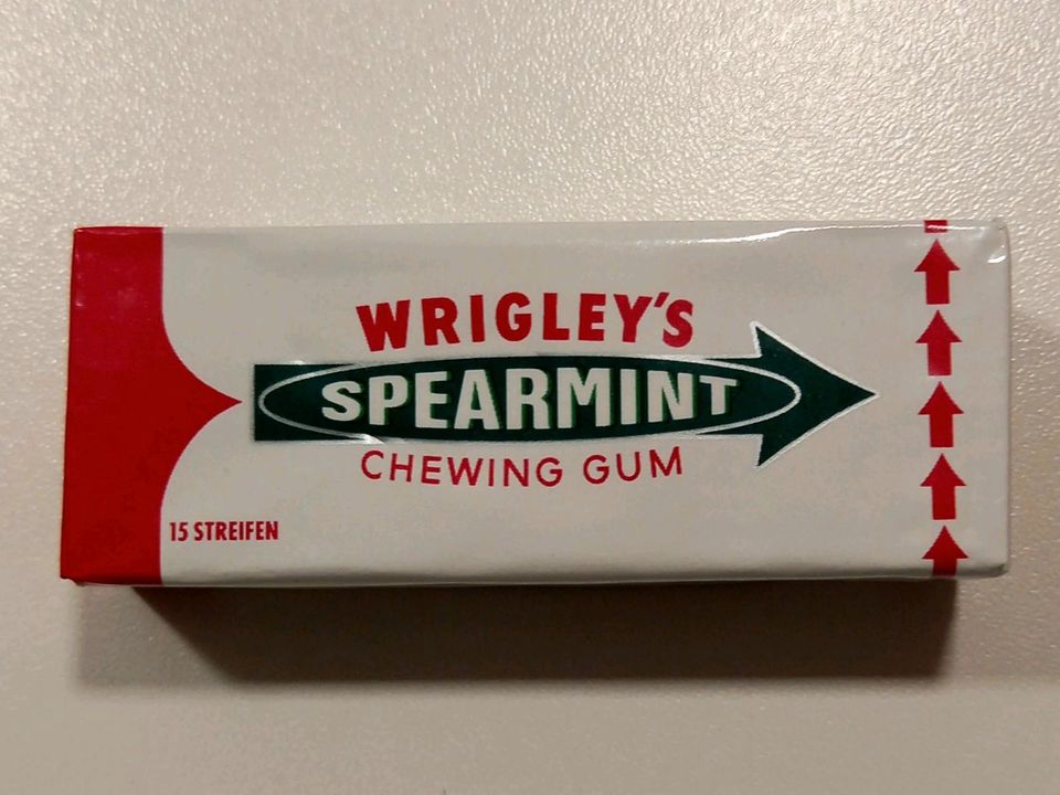 Wrigley's Spearmint Chewing Gum 15 Streifen in Olpe