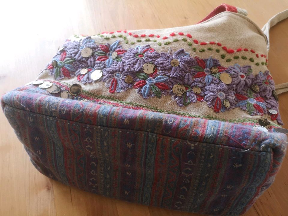 Bunte Tasche floral hippi/ Shopper bag in Sulzbach a. Main