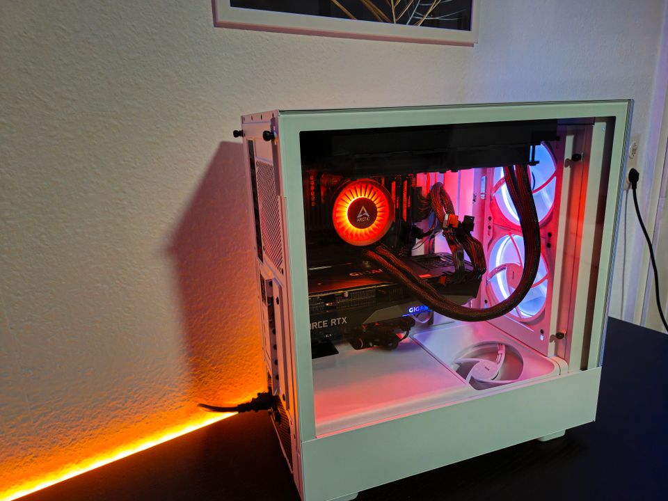 Gaming PC Ryzen 5, RTX 4070 TI, Strimer, NZXT H5, Wasserkühlung in Bremerhaven