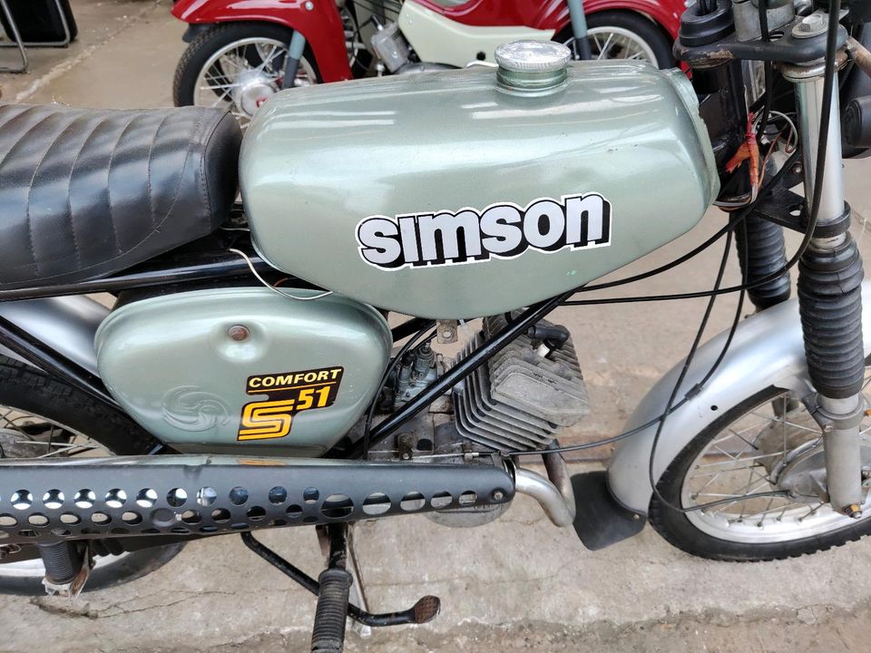 Simson S51 Enduro 4-gang Nr.: A1311 Standort Weinböhla in Weinböhla