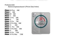 Apple Reparatur Backcoverglas iPhone X, XR, 11,12, 13,14Pro,15pro Dortmund - Innenstadt-Ost Vorschau